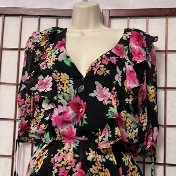 YUMI KIM HAILEY DRESS PARADISE VILLA BLACK SIZE S - Picture 6 of 11